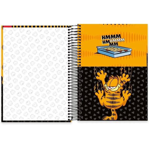 Caderno universitário capa dura, 20x1, 320 folhas, Garfield, 2333536, Spiral Gar - PT 1 UN