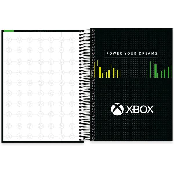 Caderno universitário capa dura, 20x1, 320 folhas, Xbox, 2333680, Spiral Xbox - PT 1 UN