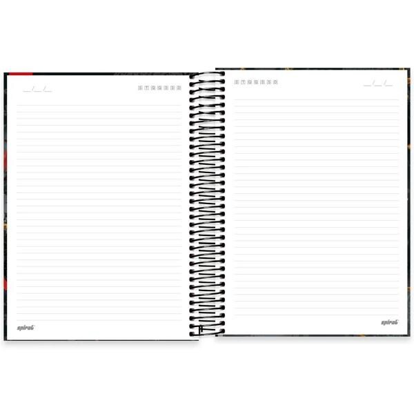 Caderno universitário capa dura, 15x1, 240 folhas, Deadpool, 2333345, Spiral Dea - PT 1 UN