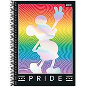 Caderno Universitário Capa Dura, 1x1 80fls Mickey Disney Pride, 2332485, Spiral Mpr - PT 1 UN