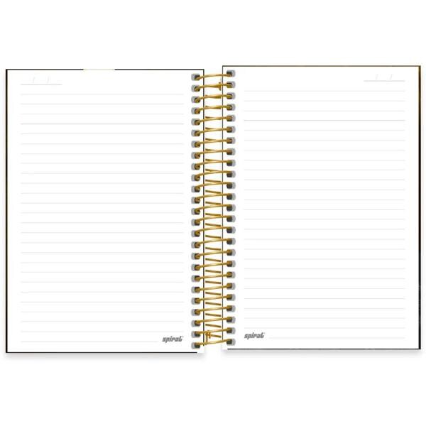 Caderno 1/4 capa dura espiral 80 folhas Animais Fantásticos, Spiral, 2334502 - PT 1 UN