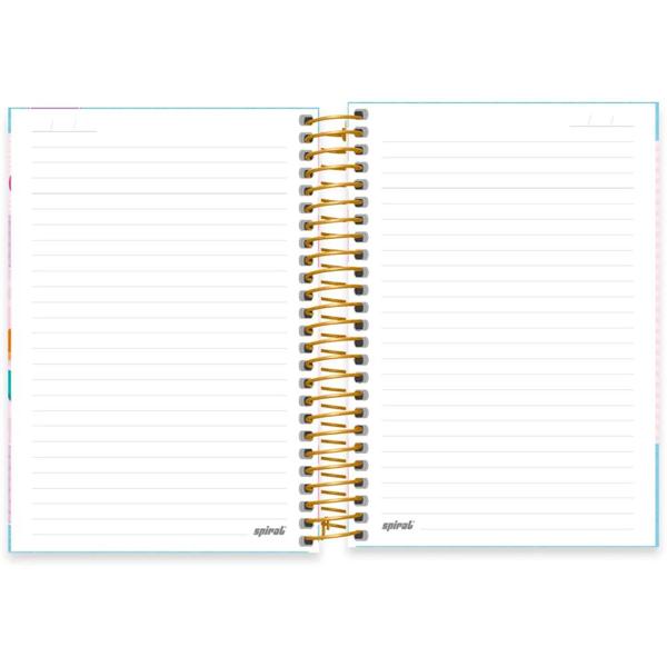 Caderno 1/4 capa dura espiral 80 folhas Corujinhas, Spiral, 2349551 - PT 1 UN