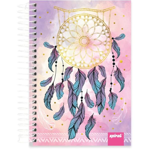 Caderno 1/4 capa dura espiral 160 folhas Dreams, Spiral, 2349643 - PT 1 UN