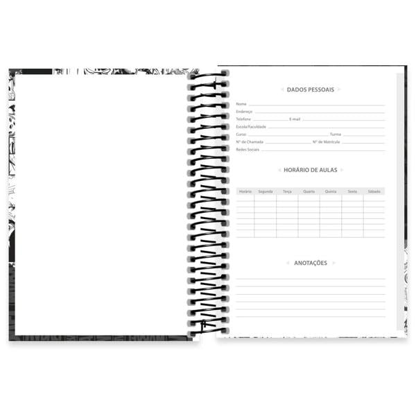 Caderno 1/4 capa dura espiral 80 folhas Marvel Red Brick, Spiral, 2334960- PT 1 UN