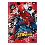 Caderno Universitário Capa Dura Brochura Costurado 80 Folhas, Marvel Homem Aranha - Spiderman Spiral - PT 1 UN