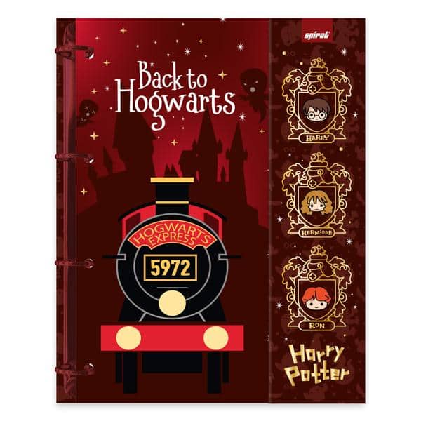 Cadernos Univ. Argo Imã 10x1 160fls HP Charms 2636966 Spiral Hpc PT 1 UN