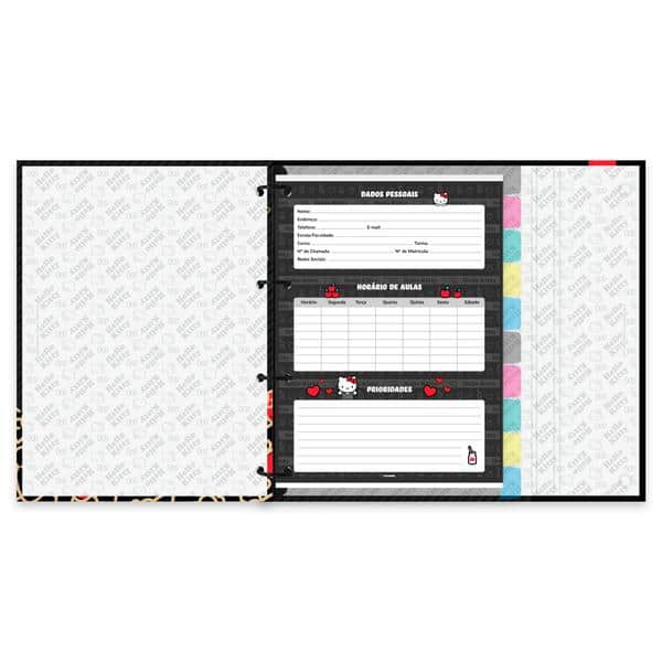Cadernos Univ. Argo Imã 10x1 160fls H.Kitty 2636973 Spiral Hki PT 1 UN Cadernos Univ. Argo Imã 10x1 160fls H.Kitty 2636973 Spiral Hki PT 1 UN