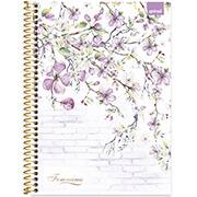 Caderno Universitário Capa Dura 1X1 80 Folhas Femmina Lilás Spiral -  PT 1 UN
