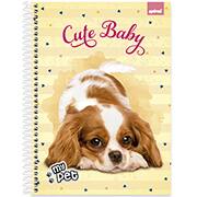 Caderno Universitário Capa Dura 1X1 80 Folhas My Pet Spiral - PT 1 UN Caderno Universitário Capa Dura 1X1 80 Folhas My Pet Spiral - PT 1 UN
