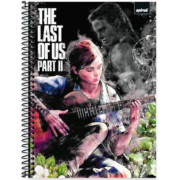 Caderno Universitário Capa Dura 1X1 80 Folhas The Last Of Us - Playstation Spiral - PT 1 UN