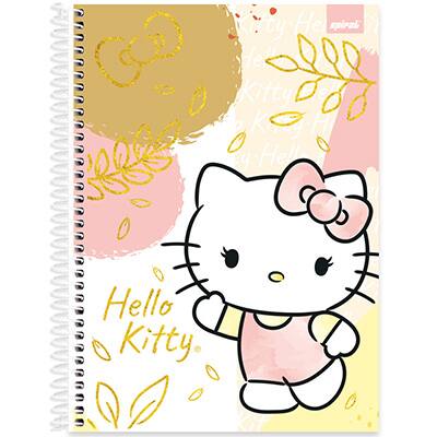 Caderno Universitário Capa Dura 1X1 80 Folhas Hello Kitty Spiral - PT 1 UN Caderno Universitário Capa Dura 1X1 80 Folhas Hello Kitty Spiral - PT 1 UN