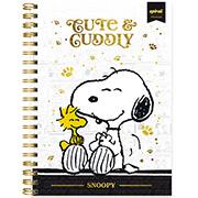 Caderno Universitário Capa Dura 1X1 79 Folhas Snoopy - Peanuts Spiral - PT 1 UN Caderno Universitário Capa Dura 1X1 79 Folhas Snoopy - Peanuts Spiral - PT 1 UN