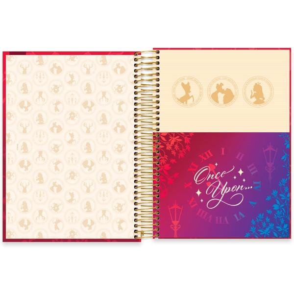 Caderno Universitário Capa Dura 10X1 160 Folhas Disney Clássicos Alice Spiral - PT 1 UN