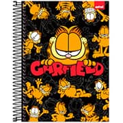 Caderno Universitário Capa Dura 10X1 160 Folhas Garfield Spiral - PT 1 UN Caderno Universitário Capa Dura 10X1 160 Folhas Garfield Spiral - PT 1 UN