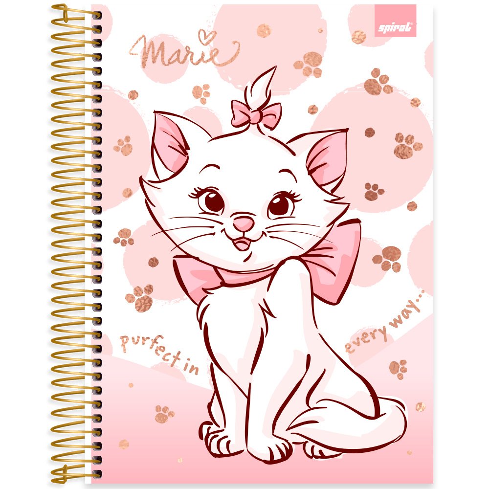 Caderno de Desenho- Gatinha Marie