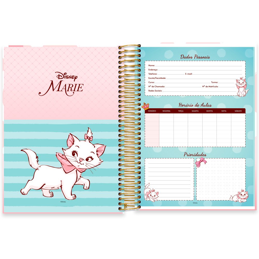 Caderno de Desenho- Gatinha Marie