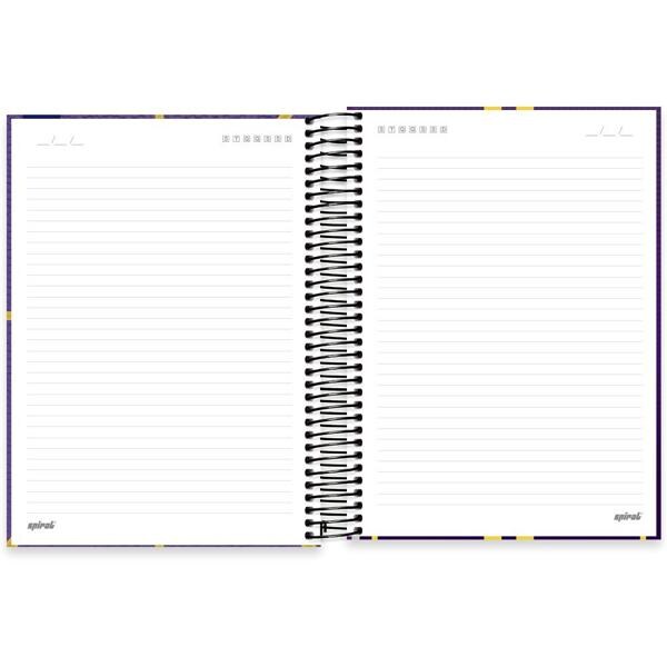 Caderno Universitário Capa Dura 10X1 160 Folhas NBA Los Angeles Lakers Spiral - PT 1 UN