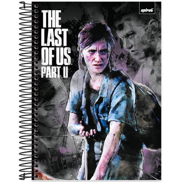 Caderno Universitário Capa Dura 10X1 160 Folhas The Last Of Us - Playstation Spiral - PT 1 UN