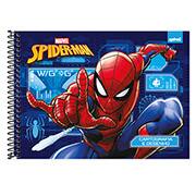 Caderno Cartografia e Desenho Capa Dura 48 Folhas Homem Aranha Spiderman Marvel Spiral - PT 1 UN Caderno Cartografia e Desenho Capa Dura 48 Folhas Homem Aranha Spiderman Marvel Spiral - PT 1 UN