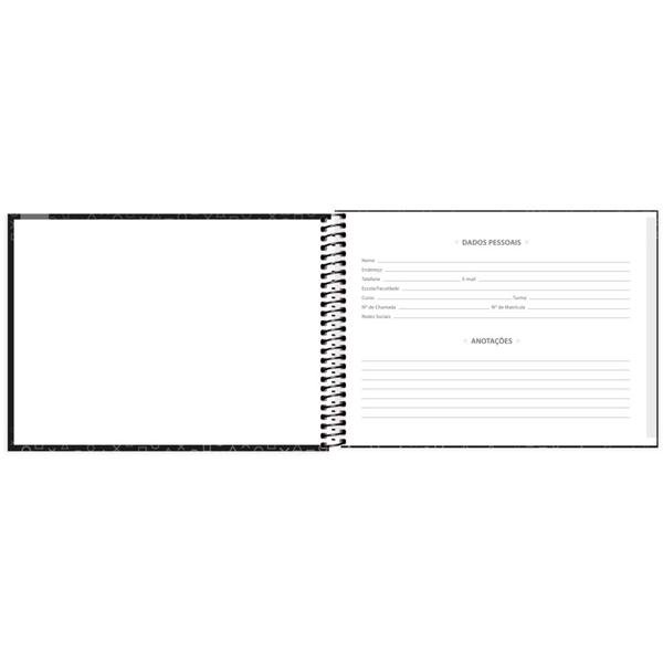 Caderno Cartografia e Desenho Capa Dura 48 Folhas Playstation Spiral - PT 1 UN