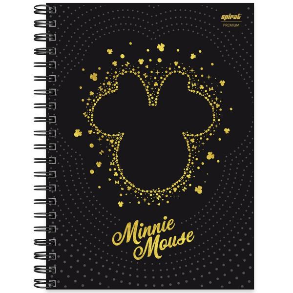 Caderno Universitário Capa polipropileno 1X1 79 Folhas Disney Minnie PP Spiral - PT 1 UN