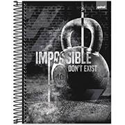 Caderno Universitário Capa Dura 10X1 160 Folhas Workout Spiral - PT 1 UN Caderno Universitário Capa Dura 10X1 160 Folhas Workout Spiral - PT 1 UN