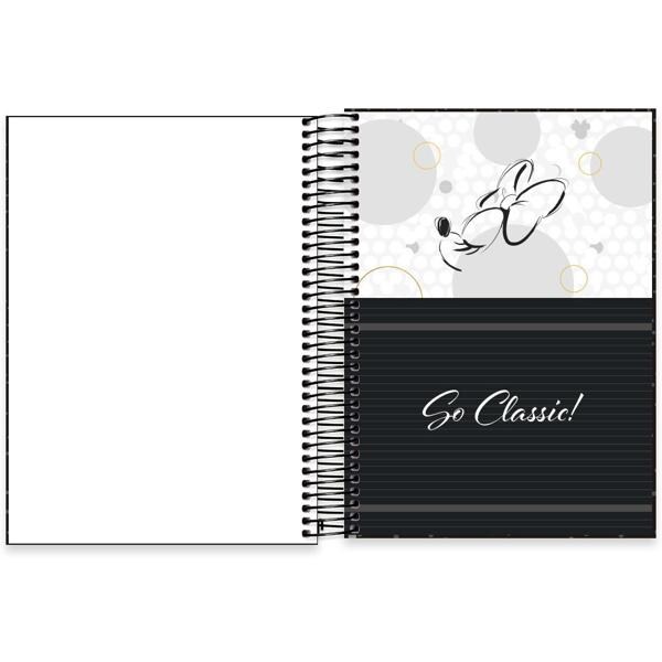 Caderno Universitário Capa Dura 15X1 240 Folhas Disney Minnie PP Spiral - PT 1 UN