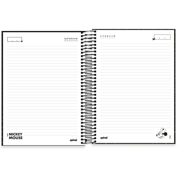 Caderno Universitário Capa Dura 15X1 240 Folhas Disney Minnie PP Spiral - PT 1 UN