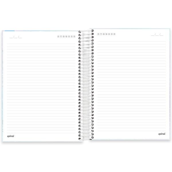 Caderno Universitário Capa Dura 20X1 320 Folhas Flutter Borboletas Spiral - PT 1 UN