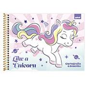 Caderno Cartografia e Desenho Capa Dura 48 Folhas Fantasy Spiral - PT 1 UN