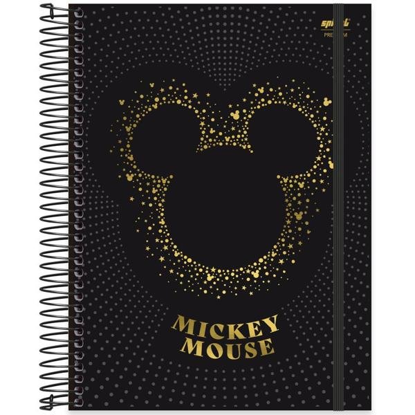 Caderno Universitário Capa Dura 15X1 240 Folhas Disney Mickey PP Spiral - PT 1 UN