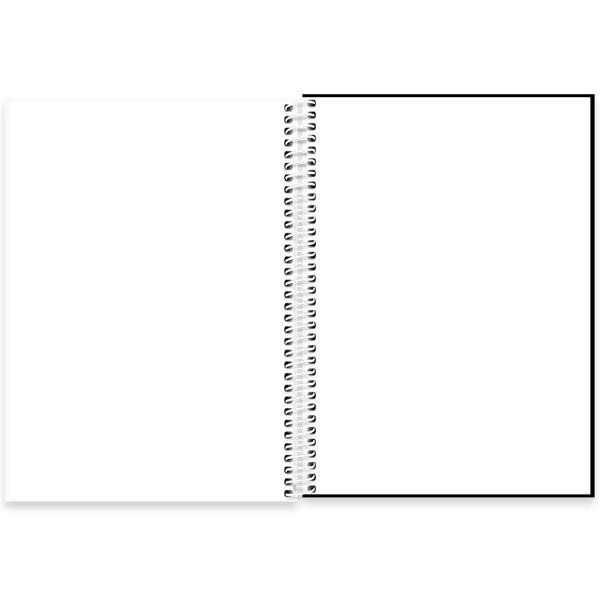 Caderno Universitário Capa Polipropileno 1X1 80 Folhas Sem Pauta Lumi Branco Spiral - PT 1 UN