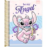 Caderno Universitário Capa Dura, 10 x 1, 160 Folhas, Stitch, 2636218, Spiral Ds - PT 1 UN