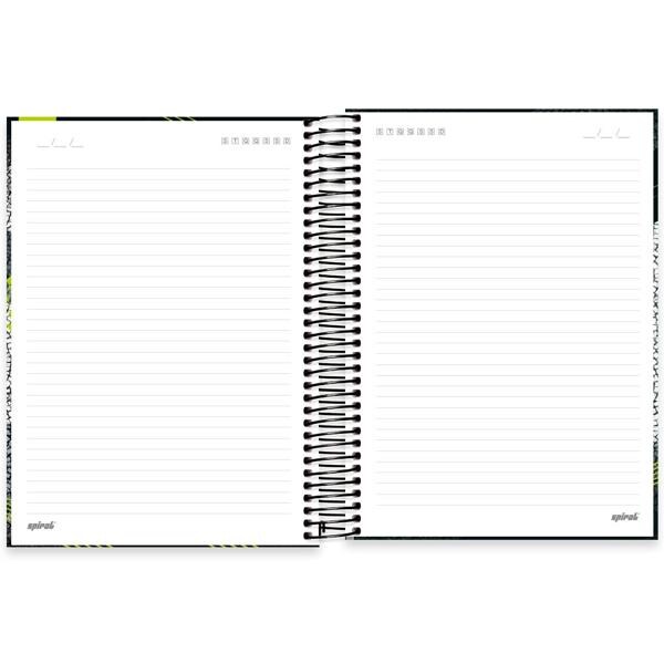 Caderno Universitário Capa Dura 15X1 240 Folhas Cold Skate Spiral - PT 1 UN