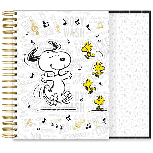 Caderno Universitário com Ímã 10x 1 150 Folhas, Snoopy Premium Spiral - PT 1 UN