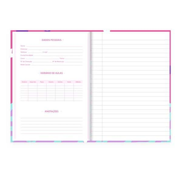 Caderno 1/4 C.D. costurado 80fls Barbie 2515527 Spiral Brb PT 1 UN