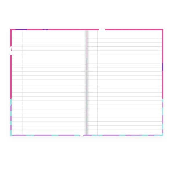 Caderno 1/4 C.D. costurado 80fls Barbie 2515527 Spiral Brb PT 1 UN