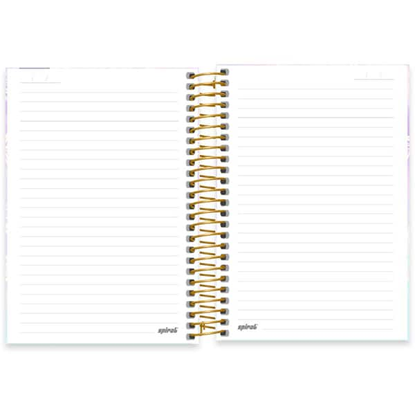 Caderno 1/4 espiral capa dura 80fls Stitch 2525281 Spiral Ds PT 1 UN