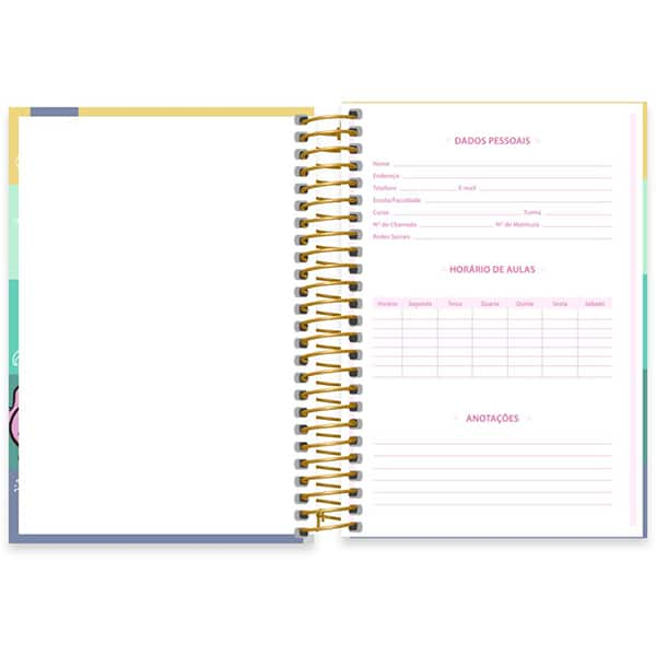 Caderno 1/4 espiral capa dura, 160 folhas, Grogu, 2525311, Spiral Gro - PT 1 UN