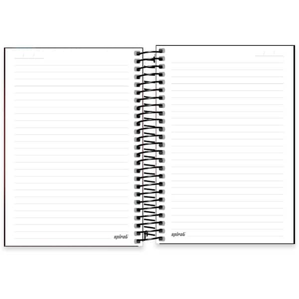 Caderno 1/4 espiral capa dura, 160 folhas, NFL, 2523935, Spiral NFL - PT 1 UN