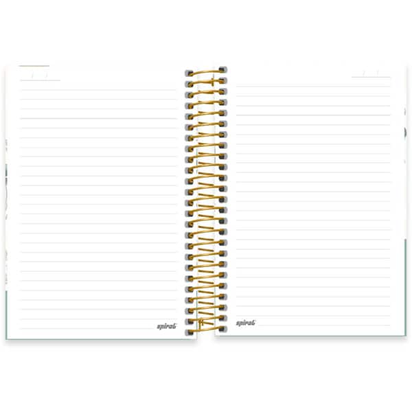 Caderno 1/4 espiral capa dura, 160 folhas, Ursinho Pooh, 2525328, Spiral Pooh - PT 1 UN