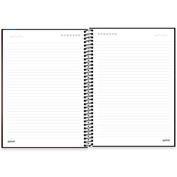 Caderno Universitário Capa Dura, 1 x 1, 80 Folhas, NFL, 2521320, Spiral NFL - PT 1 UN