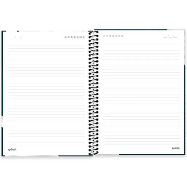 Caderno Universitário Capa Dura, 1 x 1, 80 Folhas, NFL, Philadelphia Eagles, 2521337, Spiral NFL - PT 1 UN