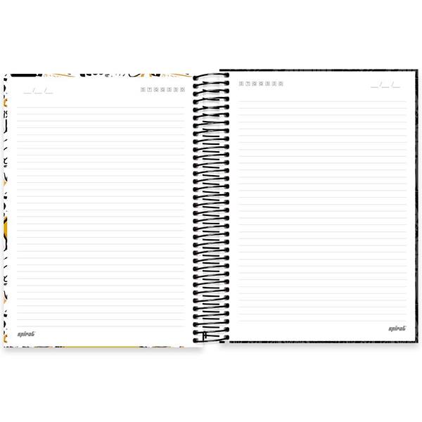 Caderno Universitário Capa Dura, 10 x 1, 160 Folhas, Garfield, 2515411, Spiral Gar - PT 1 UN