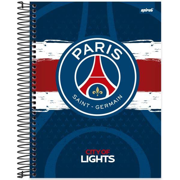 Caderno Universitário Capa Dura, 20 x 1, 320 Folhas, PSG, 2523751, Spiral Psg - PT 1 UN