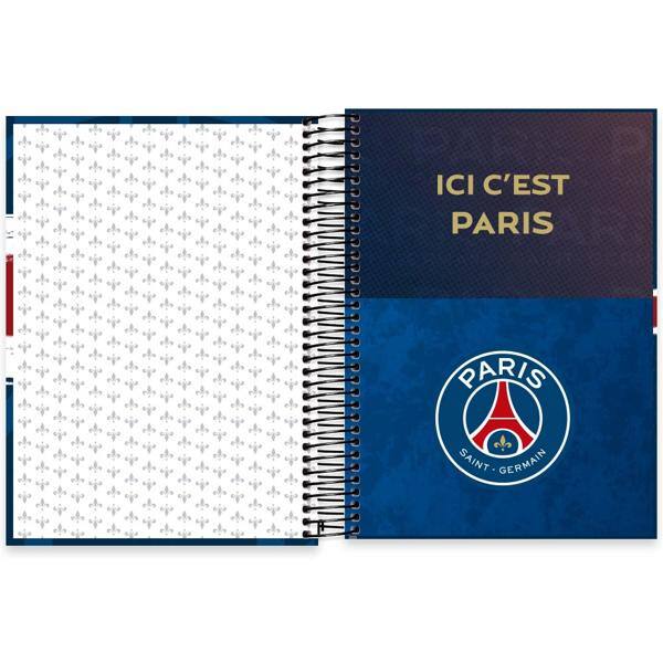 Caderno Universitário Capa Dura, 20 x 1, 320 Folhas, PSG, 2523751, Spiral Psg - PT 1 UN