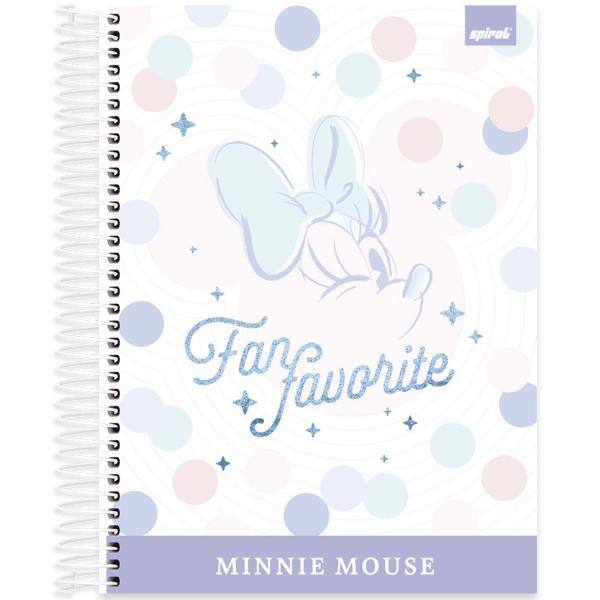 Caderno Universitário Capa Dura 20x1 320 Folhas Minnie Disney Style Spiral - PT 1 UN