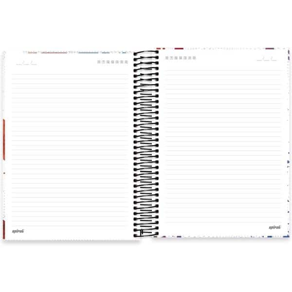 Caderno Universitário Capa Dura, 20 x 1, 320 Folhas, NBA, 2524857, Spiral Nba - PT 1 UN