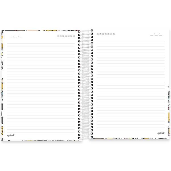 Caderno Universitário Capa Dura, 10 x 1, 160 Folhas, Tsum Tsum, 2524703, Spiral Tsum - PT 1 UN