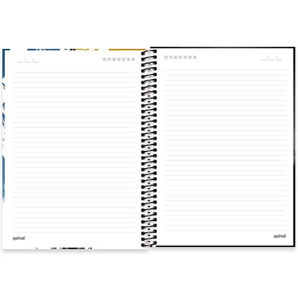 Caderno Universitário Capa Dura, 1 x 1, 80 Folhas, Mortal Kombat, 2525700, Spiral Mtk - PT 1 UN